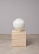 Moon jars by Korean master ceramicist Kang Minsoo, Imcomplete Perfection present by Vintage 20 at Tina Kim Gallery