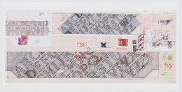 Preparatory drawing for Paving the Way&nbsp;(Bronx Borough Center Library, New York), 2003, Mixed media on collaged graph paper