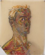 Untitled II, 1980, Oil pastel and graphite on vellum