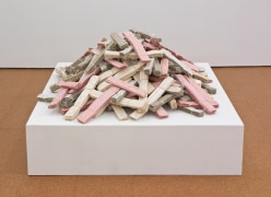 Stapled Cardboard &amp;amp; Cotton Rope, 1986, Mixed Media