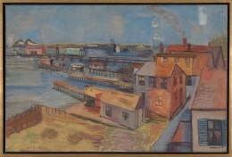 View of Bay, Provincetown, 1931, Oil on canvas