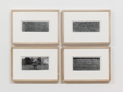 Bricks, 1974/2012Fiber prints in 4 parts; 12.75h x 10w in (32.39h x 45.42w cm) eachEdition of 8 with 1 AP