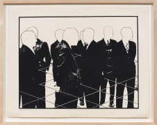 Armadilha para Executivos II, 1974, Silkscreen, 21.85h x 27.75w in (55.51h x 70.49w cm)