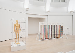 Installation view: Teresa Burga: Aleatory Structures, Kestner Gesellschaft, Hannover, Germany, 2018&ndash;19