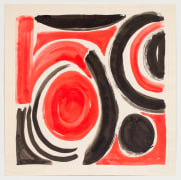 Untitled, from the Abstracts&nbsp;series, 1981, Watercolor and ink on paper