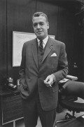 Robert Surdam, president of the National Bank of Detroit, Detroit, 1968