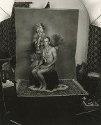 Newlywed Couple in Tahitian Costume, Bakersfield, Ca, from American Portraits, 1979-89 &nbsp;