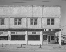 Building with Truth Sign, ARK. 60, Conway, AR, 1973