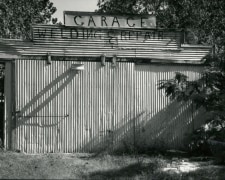 Garage with Corrugated Front, US 31, between Calera and Occampo, AL, 1968