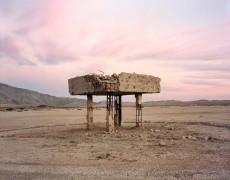 Remnants of Military Observation Station and Target Practice Range in Clark Dry Lake, Anza Borrego, CA