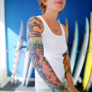 Andrea in her Surf Shop, from the series Sirens, 2007, pigment print