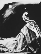 &quot;Night Bloom&quot;, Ball Gown by Haute Couture Givenchy by John Galliano, Anneliese Seubert, Paris, The New York Times Magazine, March 31, 1996, gelatin silver print, 14 x 11 inches