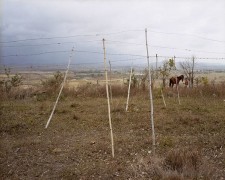 Barbed Wire Laundry Lines at La YaYa, Santa Clara, Cuba, 2004