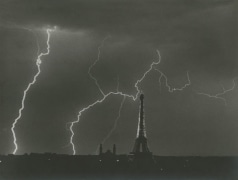 The Eiffel Tower and Lightening at Night, 1926 (printed later)