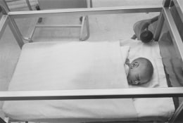 Enrico Natali&#039;s son, Vincenzo Natali, on the day of his birth, Detroit, 1968
