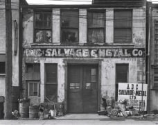 Facade of Metal Salvage Building, Vancouver, BC, Canada, 1967