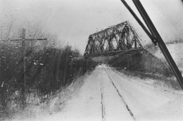 Maybrook Bridge, 1974, vintage gelatin silver print