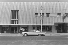 Car and Flag, Kansas, 1977