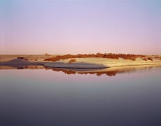 Virginia Beahan Shallow Lagoon on the Western Shore of the Salton Sea, CA