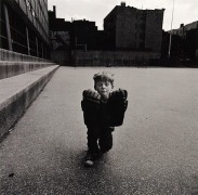 Boy with Hockey Gloves, NY, 1970
