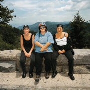 Three Women at Overlook, Great Smokey Mountains, North Carolina