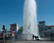 Fire Hydrant, Pico Boulevard, Los Angeles, chromogenic print