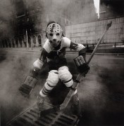 Boy in Hockey Mask, NY, 1974
