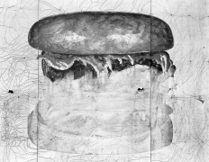 Unfinished Burger Sign, US 9E, Glens Falls, NY, 1973