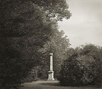 Column, Lacock Abbey, from the series In the Garden, platinum print, 16 x 18 1/2 inches