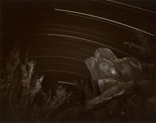 Petroglyphs and Star Trails, Sonora, Mexico, 1991