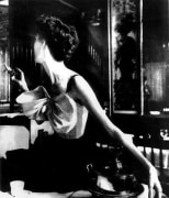 &quot;Across the Restaurant&quot;, Dress by Jacques Fath, Barbara Mullen, Le Grand Vefour, Paris, Harper&#039;s Bazaar, April 1949, gelatin silver print, 40 x 30 inches