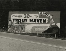 Billboard, Highway 385, Northeast of Custer, South Dakota, 1973