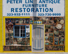 Peter Lin Antique Furniture, Pico Boulevard, Los Angeles, chromogenic print