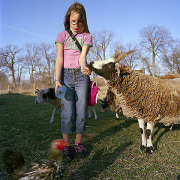 Megan (She&#039;s afraid of Chickens), from the series Kane County, 2006, chromogenic print