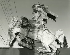 Neon Cowboy Sign, US 66 Duarte, CA, 1973