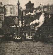 The Ferry, ca. 1905 - 1910, Vintage photogravure