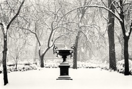 Michael Kenna, Winter Morning, Gramercy Park, New York, New York, 2003, gelatin silver print, 6  x 9 inches