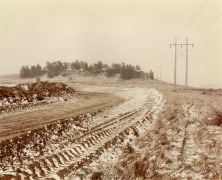 Mine road and power lines, April 11, 1984
