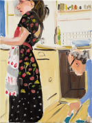 Chantal Joffe Es and Richard in the Kitchen