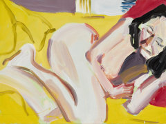 Chantal Joffe Yellow Bed 3