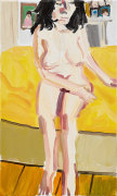 Chantal Joffe Yellow Bed 2