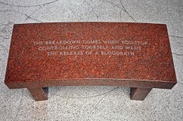 Jenny Holzer, Survival: The breakdown comes when..., 1989