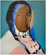 Andy Warhol, The American Indian(Russell Means), 1976