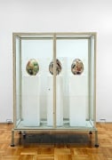 Martin Kippenberger, Untitled (Showcase with egg sculptures), 1996