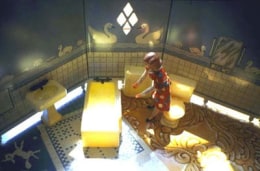 Laurie Simmons  New Bathroom/Aerial View/Sunlight, 1979