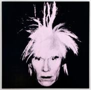 Andy Warhol  Self-Portrait (Fright Wig), 1986