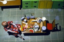 Laurie Simmons  New Kitchen/Aerial View/Seated, 1979