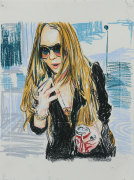 Enoc Perez, Untitled (Lindsay Lohan)