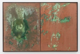 Andy Warhol Oxidation Painting (Diptych), 1978
