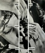 Barbara Kruger, Untitled (We are not what we seem), 1988